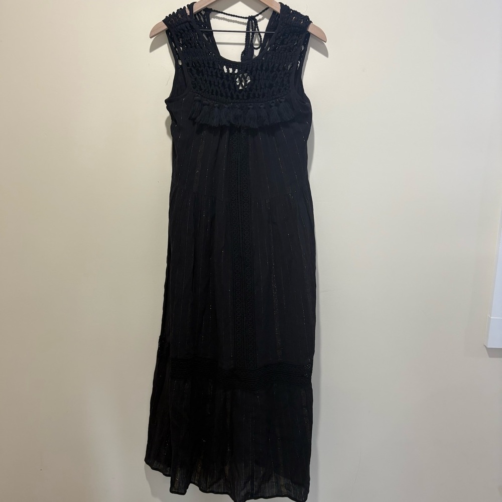 NWT Maeve Abilene Crochet Maxi Dress